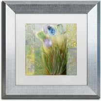 Trademark Fine Art "Emily II" Canvas Art by Color Bakery White Matte, Silver Frame