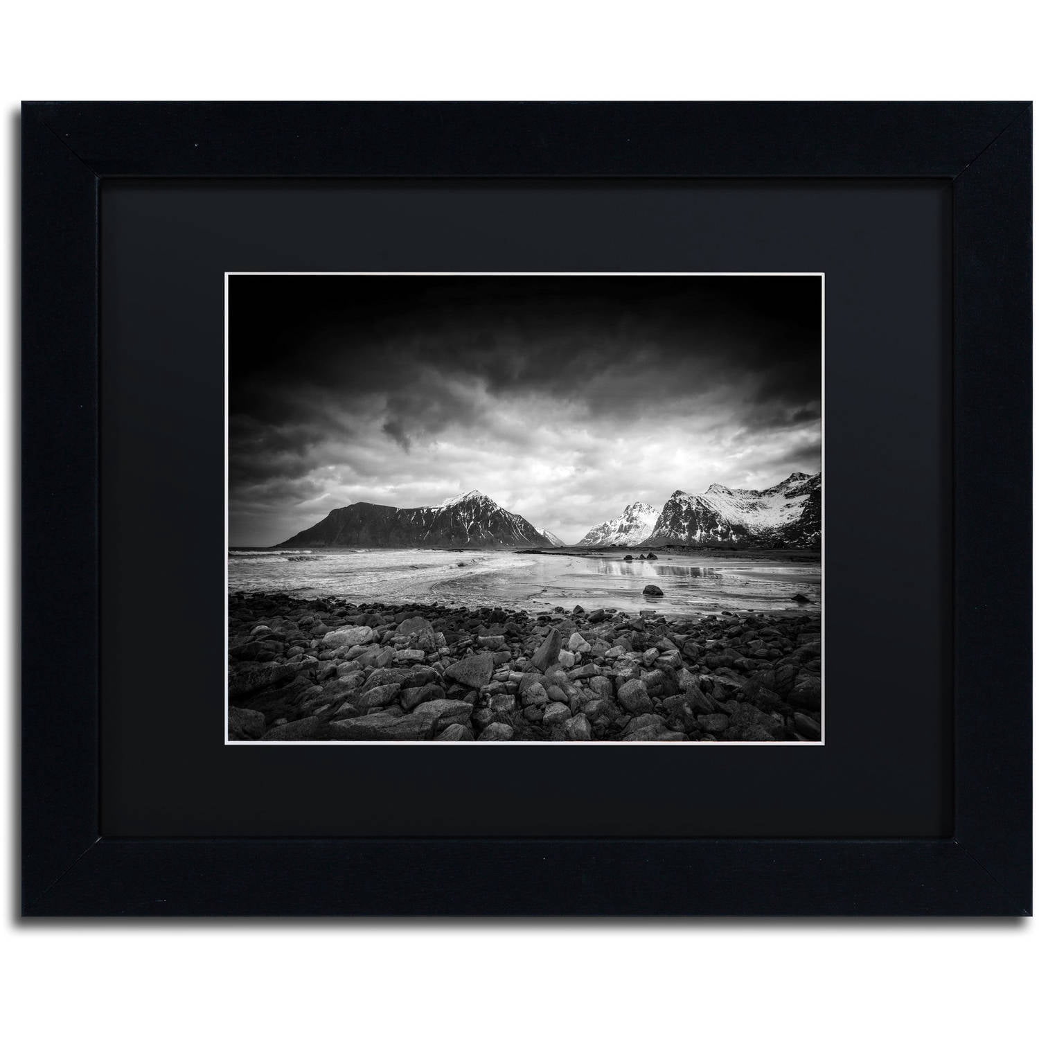 Trademark Fine Art "End of the Day" Canvas Art by Philippe Sainte-Laudy, Black Matte, Black Frame