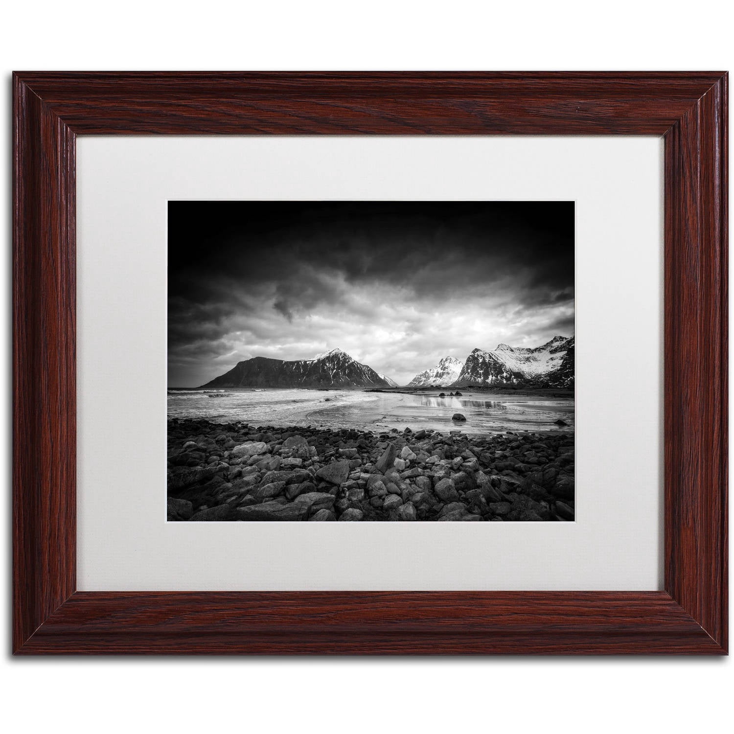 Trademark Fine Art "End of the Day" Canvas Art by Philippe Sainte-Laudy, White Matte, Wood Frame