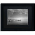 thumbnail image 1 of Trademark Fine Art 'End of the Pier' Canvas Art by PIPA Fine Art, Black Matte, Black Frame, 1 of 1