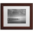 thumbnail image 1 of Trademark Fine Art 'End of the Pier' Canvas Art by PIPA Fine Art, White Matte, Wood Frame, 1 of 4