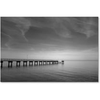 Trademark Fine Art 'End of the Pier' Canvas Art by PIPA Fine Art