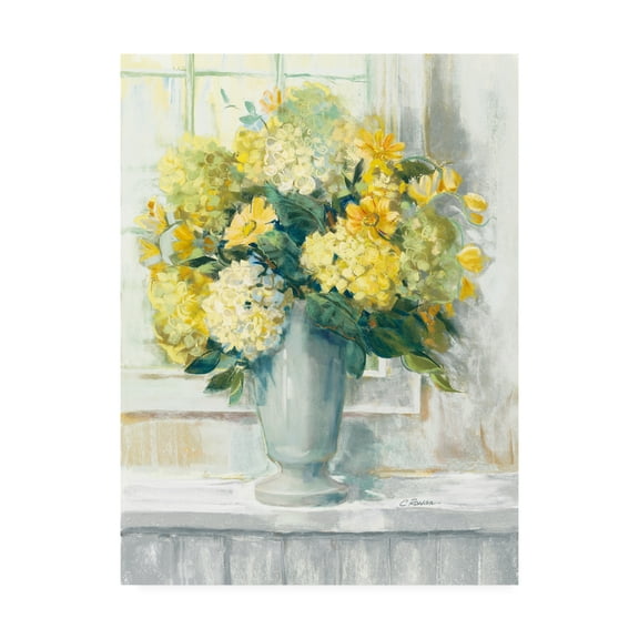 Trademark Fine Art 'Endless Summer Bouquet II Yellow' Canvas Art by Carol Rowan