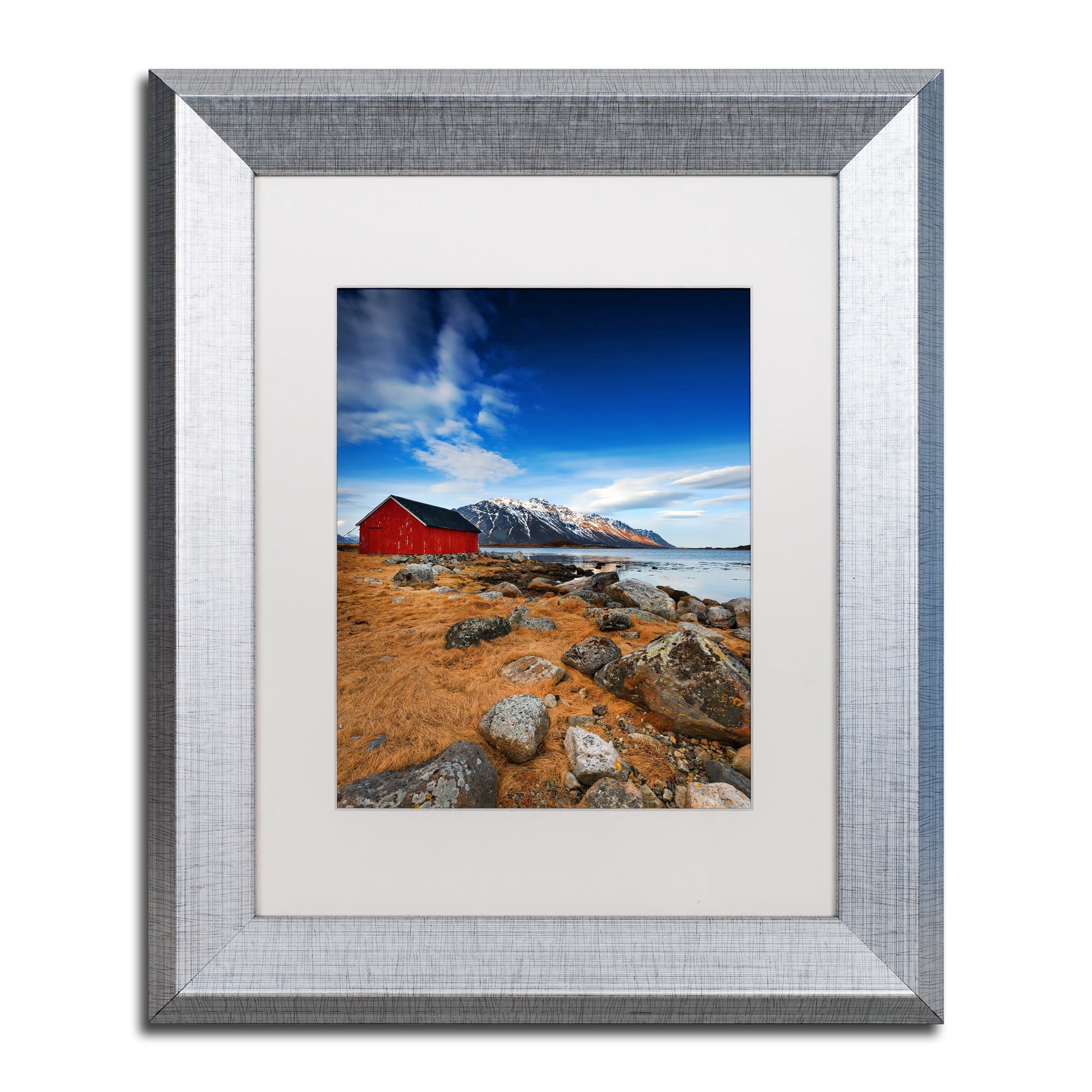 Trademark Fine Art "Endure" Canvas Art by Philippe Sainte-Laudy, White Matte, Silver Frame