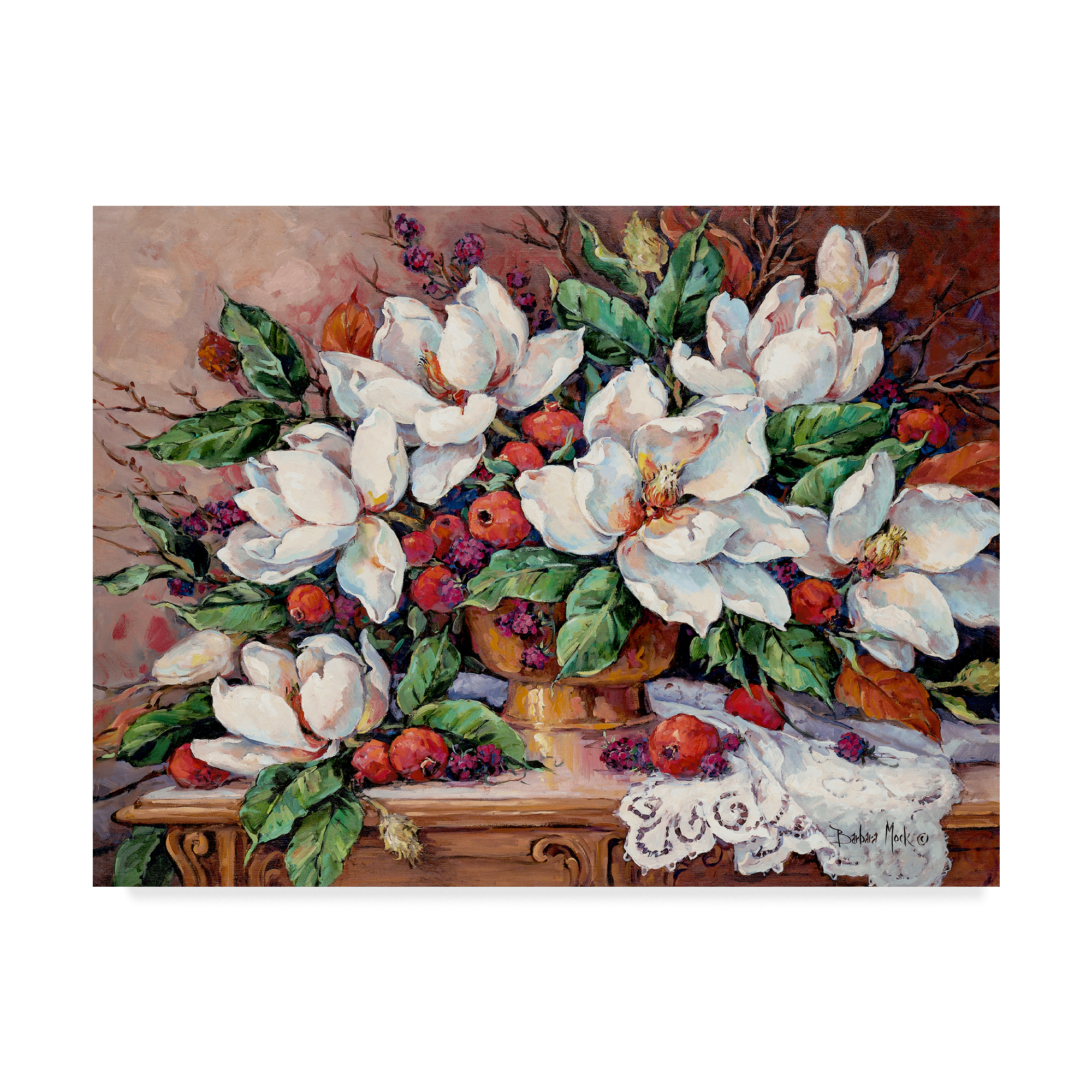 Trademark Fine Art 'Enduring Riches' Canvas Art by Barbara Mock