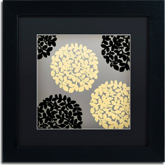 Trademark Fine Art "English Garden VI" Canvas Art by Color Bakery, Black Matte, Black Frame