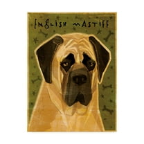 Trademark Fine Art 'English Mastiff' Canvas Art by John W. Golden