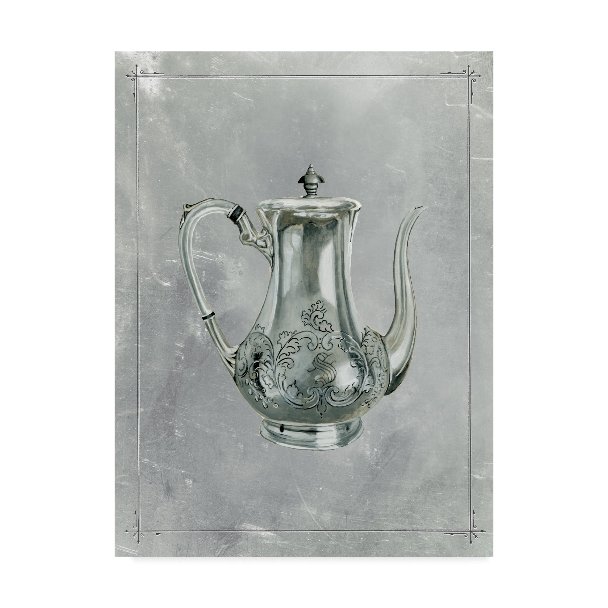 Trademark Fine Art 'English Silver I' Canvas Art by Naomi McCavitt