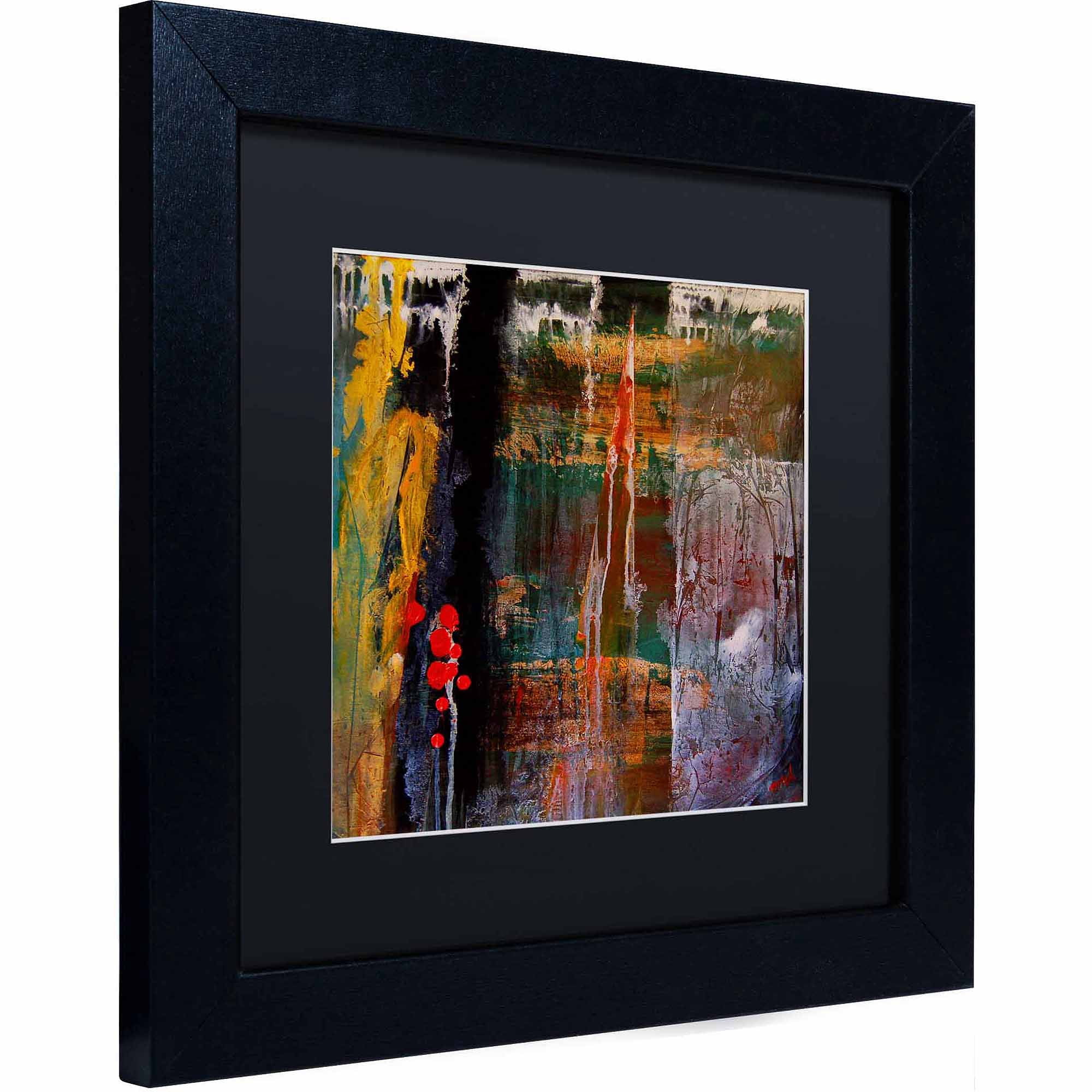 Trademark Fine Art "Entitled" Canvas Art by Nicole Dietz, Black Matte, Black Frame