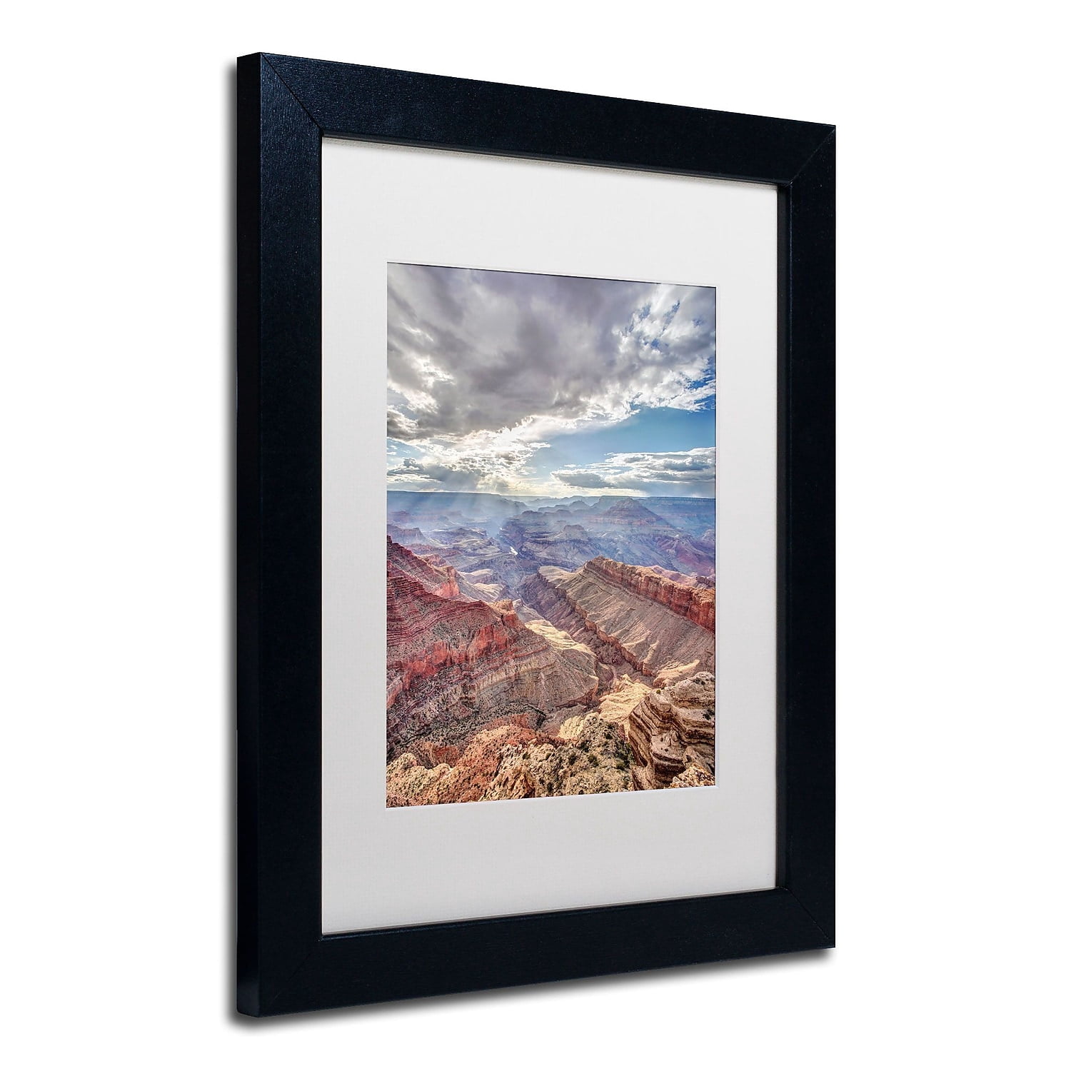 Trademark Fine Art "Ephemeral Light" Canvas Art by Pierre Leclerc, White Matte/Black Frame