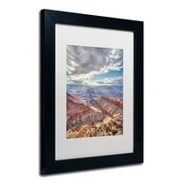 Trademark Fine Art "Ephemeral Light" Canvas Art by Pierre Leclerc, White Matte/Black Frame