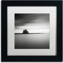 Trademark Fine Art "Erieau 2" Canvas Art by Dave MacVicar, White Matte, Black Frame