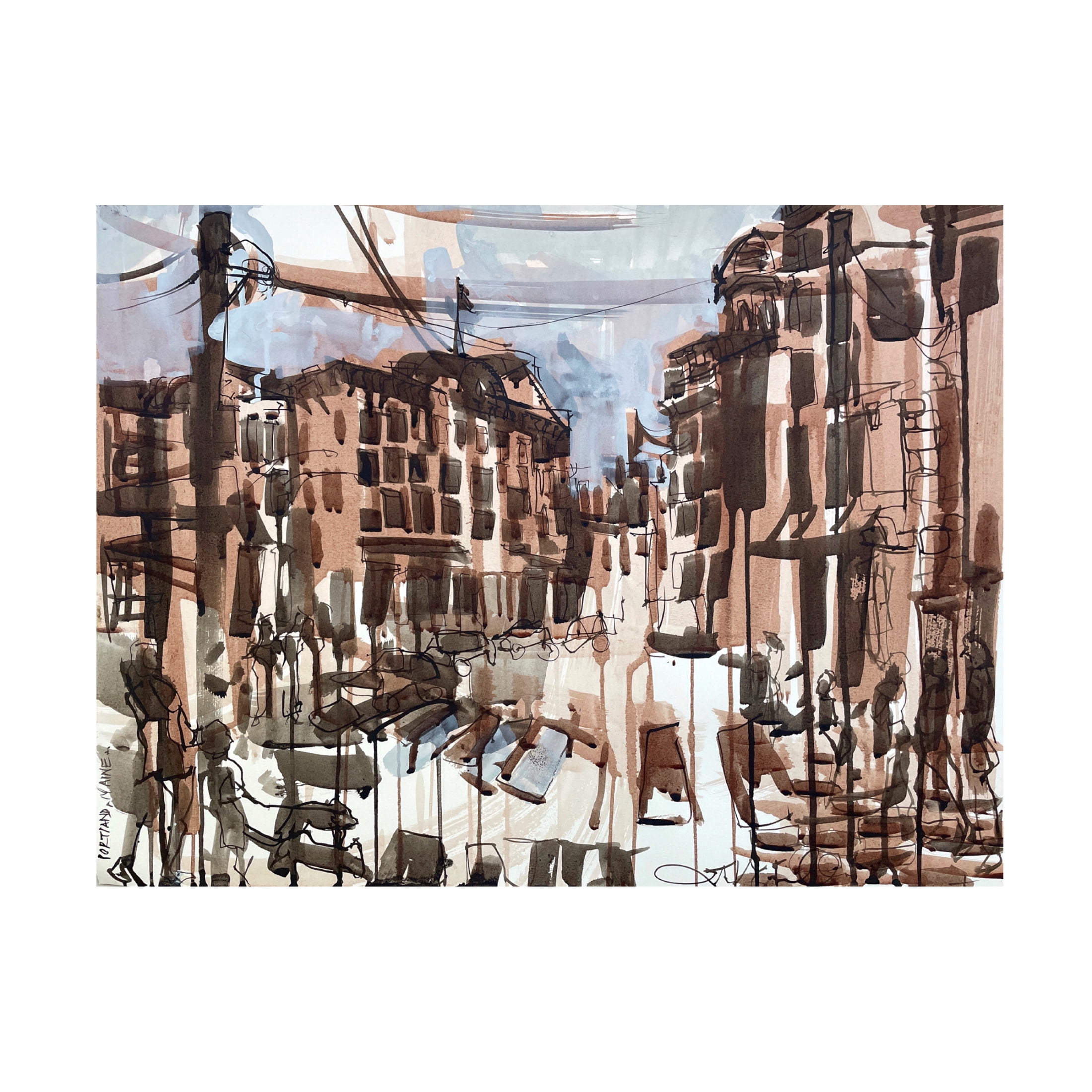 Trademark Fine Art Erin McGee Ferrell Portland Maine I Canvas Wall Art