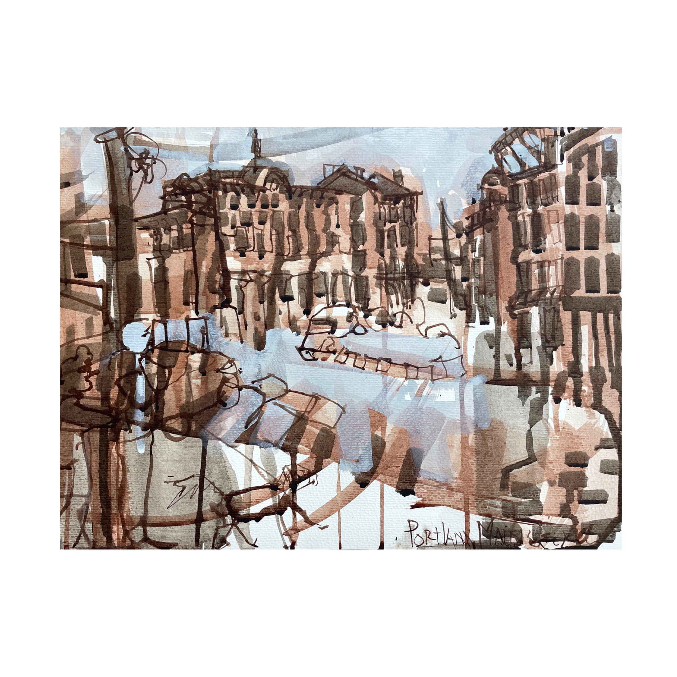 Trademark Fine Art Erin McGee Ferrell Portland Maine II Canvas Wall Art