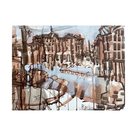 Trademark Fine Art Erin McGee Ferrell Portland Maine II Canvas Wall Art