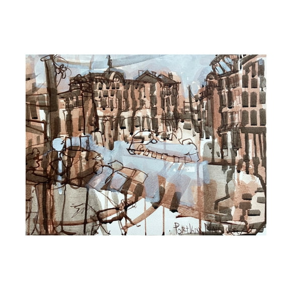 Trademark Fine Art Erin McGee Ferrell Portland Maine II Canvas Wall Art