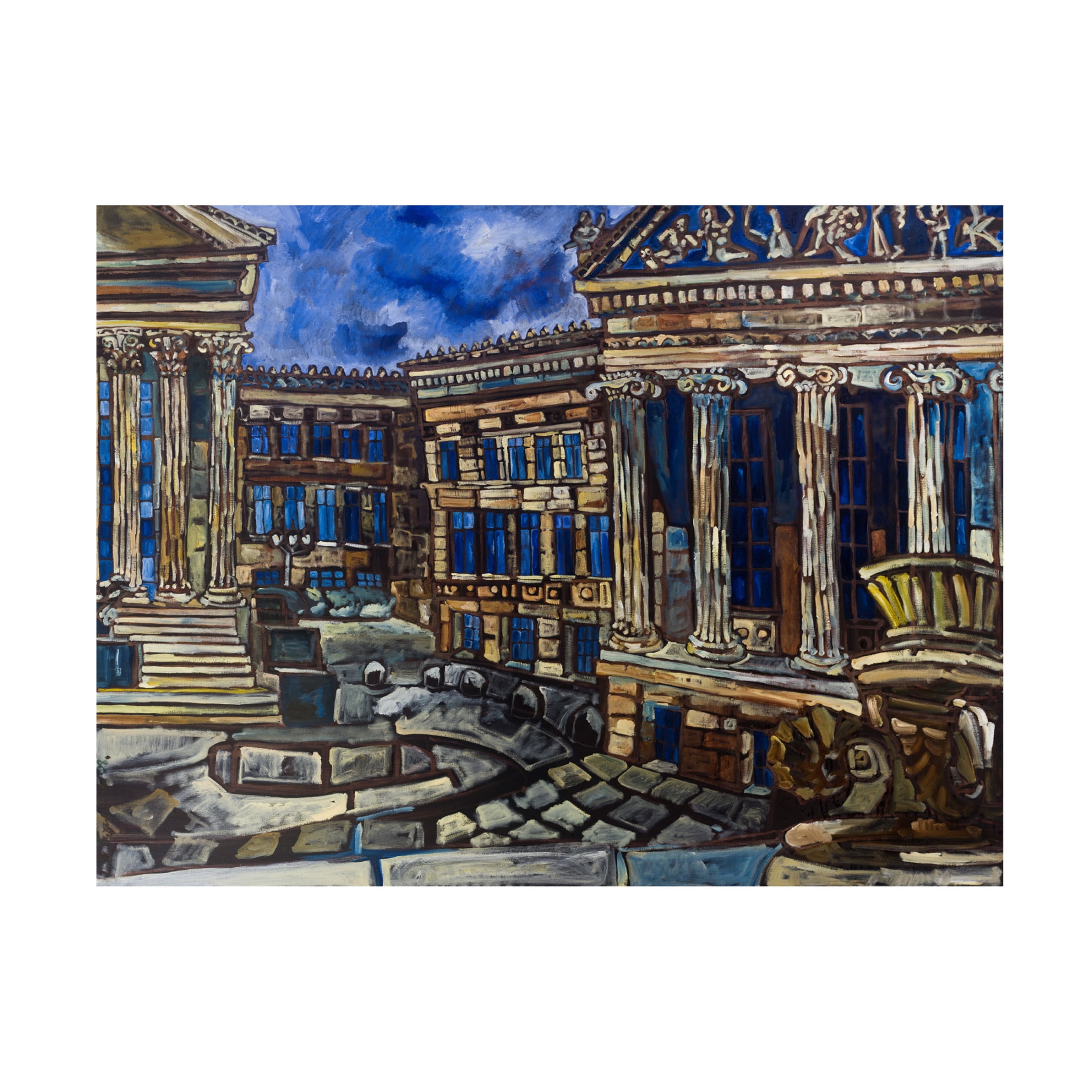 Trademark Fine Art Erin McGee Ferrell  The Art Museum Canvas Wall Art