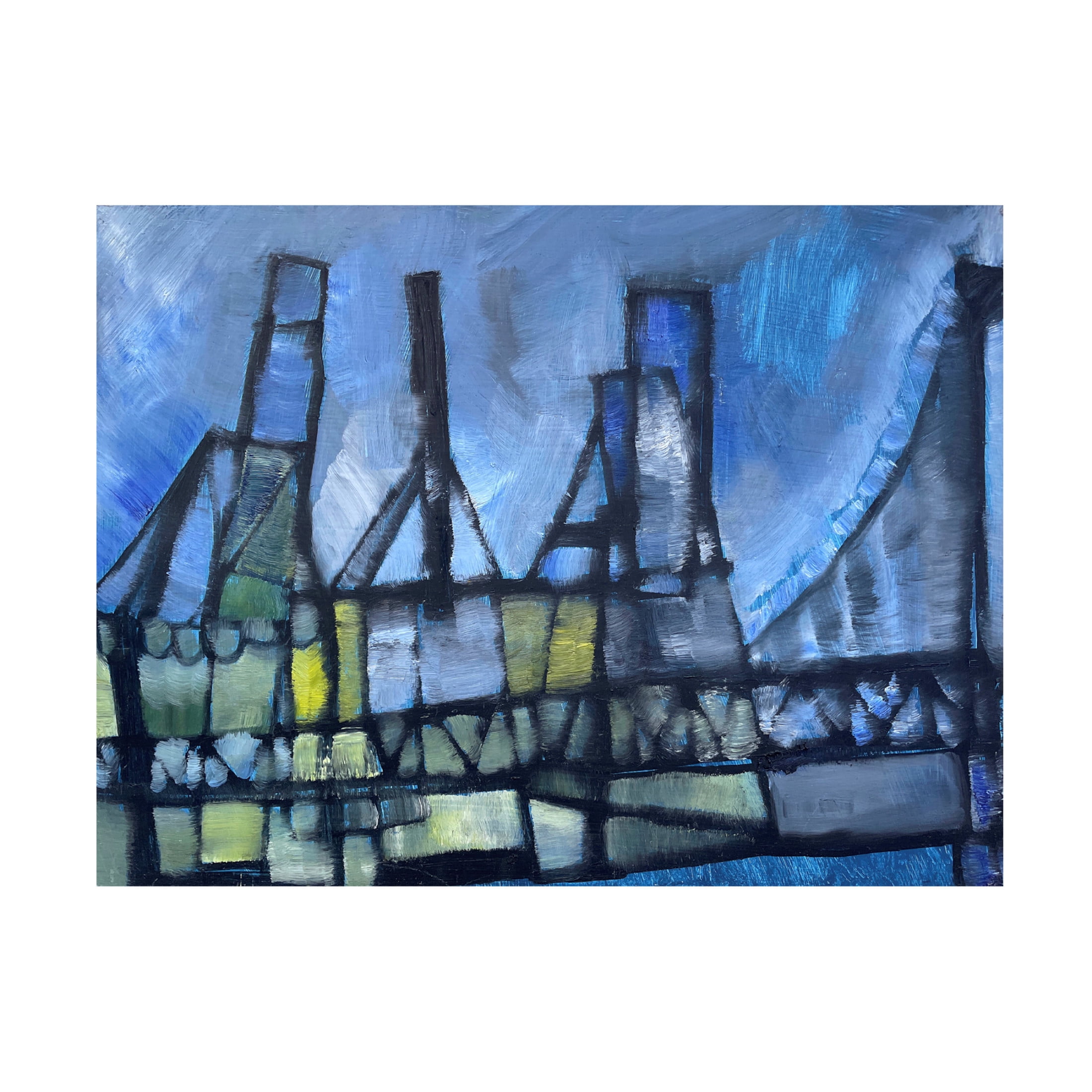 Trademark Fine Art Erin McGee Ferrell  Under Construction Canvas Wall Art