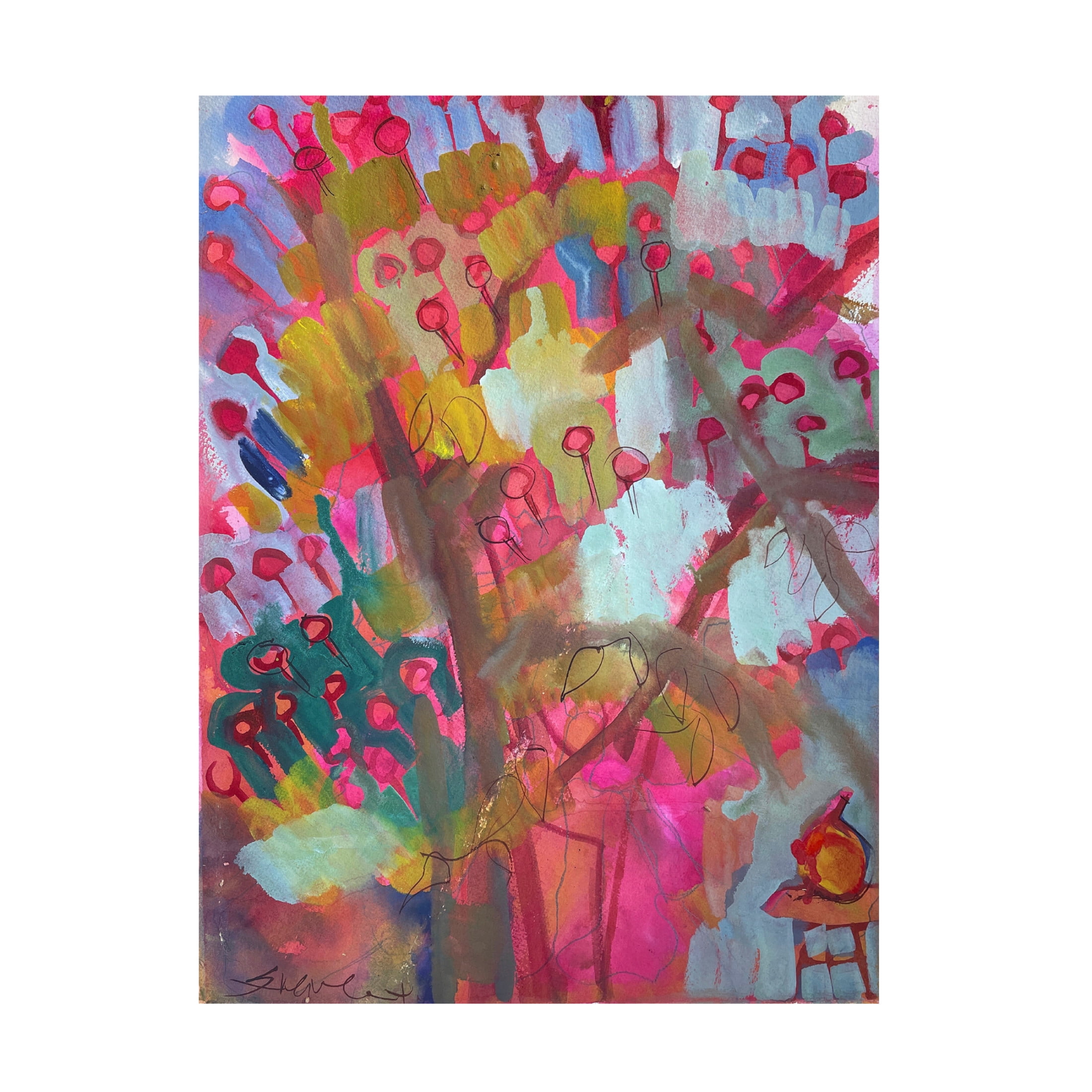 Trademark Fine Art Erin McGee Ferrell Under the Apple Tree III Canvas Wall Art