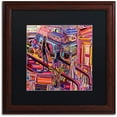 thumbnail image 1 of Trademark Fine Art "Escalator" Canvas Art by Josh Byer, Black Matte, Wood Frame, 1 of 4