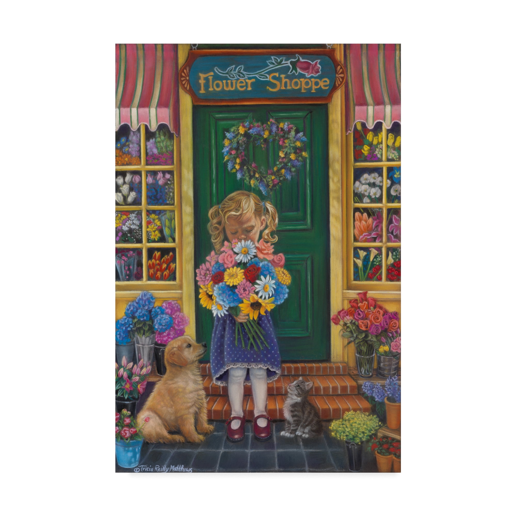 Trademark Fine Art 'Especially For You' Canvas Art by Tricia Reilly-Matthews