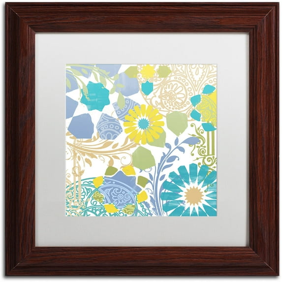 Trademark Fine Art "Esperanza I" Canvas Art by Color Bakery White Matte, Wood Frame