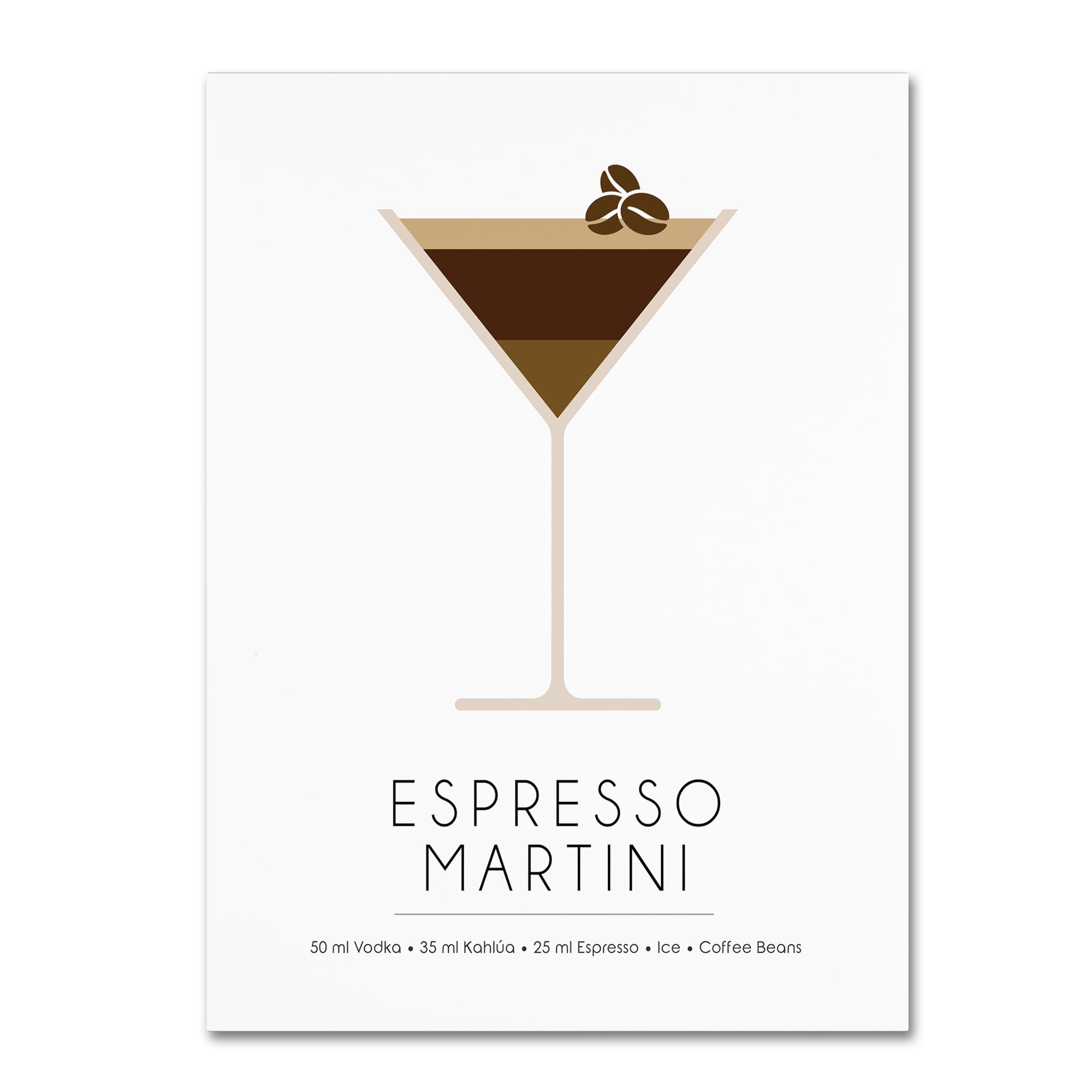 Trademark Fine Art 'Espresso Martini' Canvas Art by Studio Grafiikka