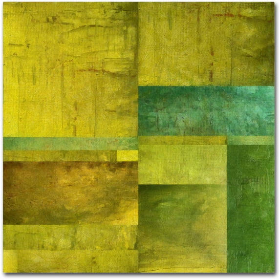 Trademark Fine Art "Essence of Green" Canvas Art by Michelle Calkins