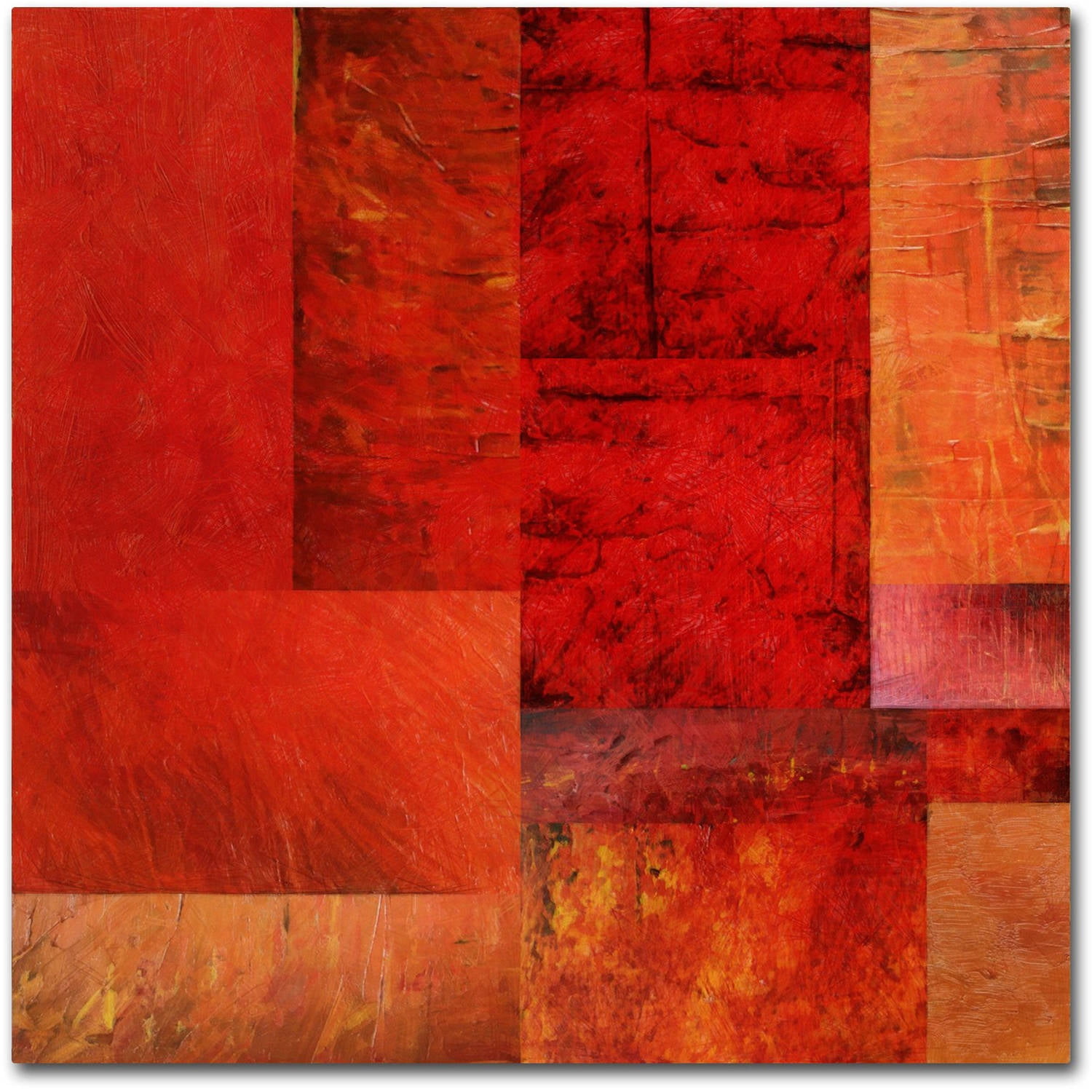 Trademark Fine Art "Essence of Red" Canvas Art by Michelle Calkins