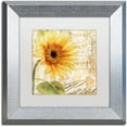 thumbnail image 1 of Trademark Fine Art "Ete I" Canvas Art by Color Bakery White Matte, Silver Frame, 1 of 4
