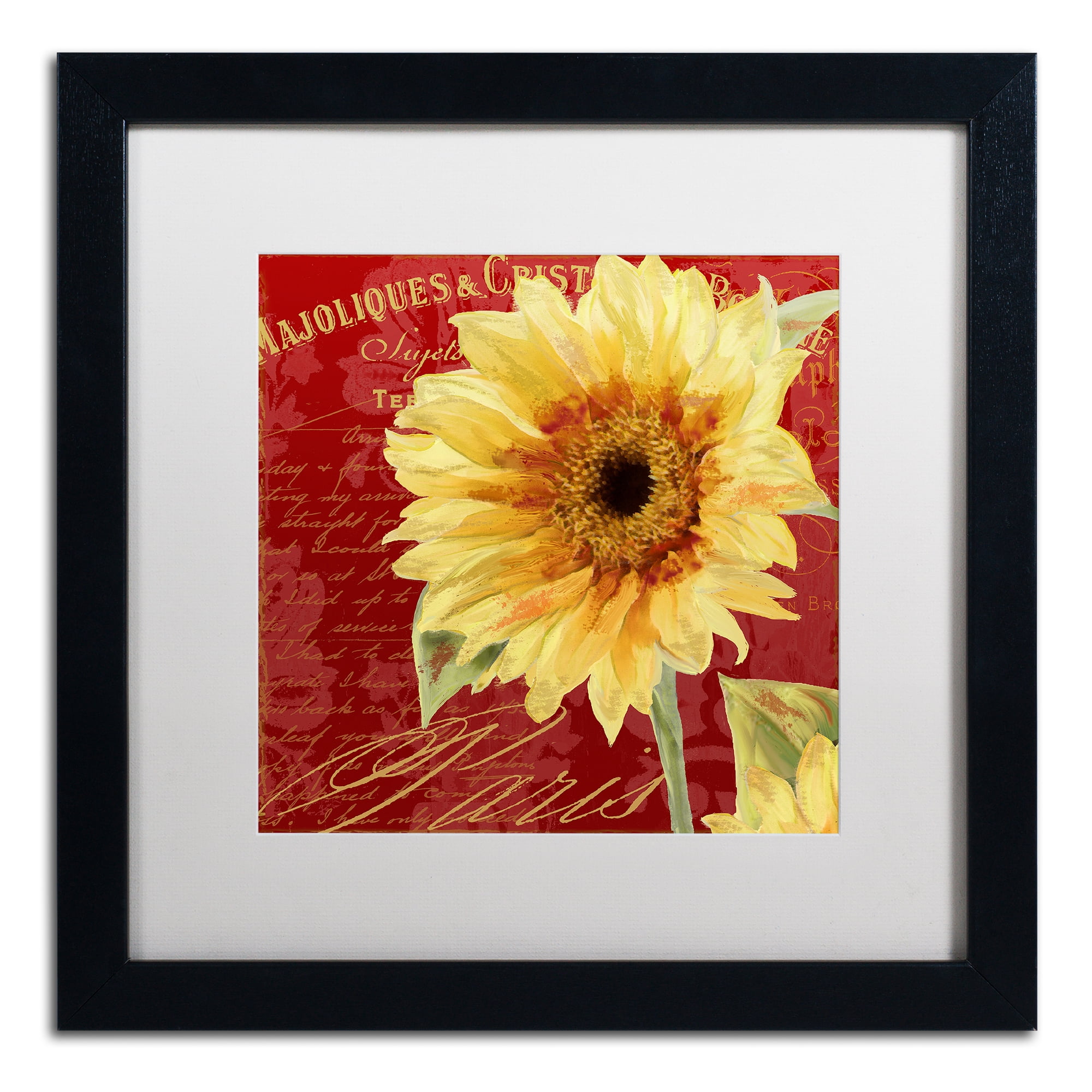 Trademark Fine Art 'Ete III' Black Framed Art by Color Bakery