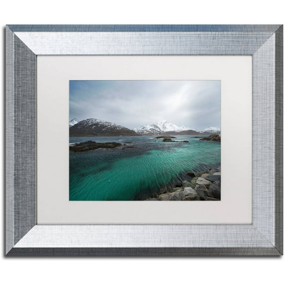 Trademark Fine Art "Eternally" Canvas Art by Philippe Sainte-Laudy, White Matte, Silver Frame