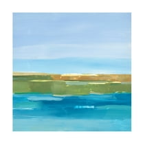 Trademark Fine Art Ethan Harper Crystal Blue Horizon II Canvas Wall Art