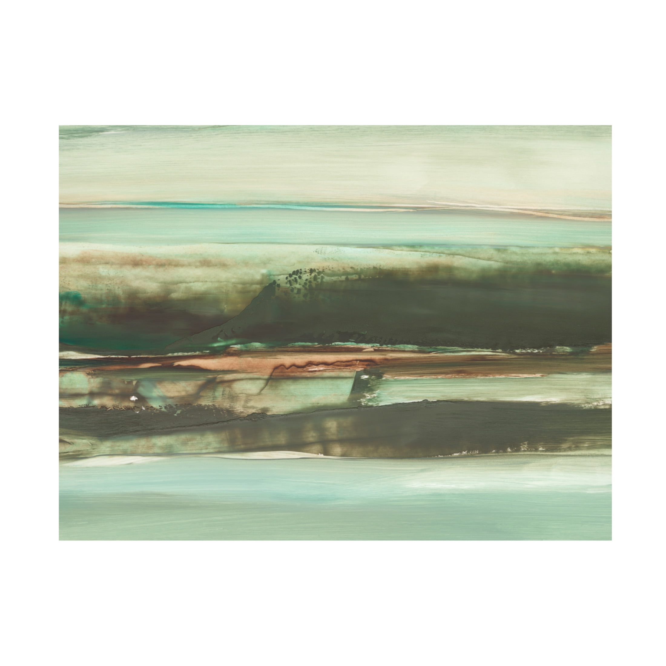 Trademark Fine Art Ethan Harper  Emerald and Rust I Canvas Wall Art