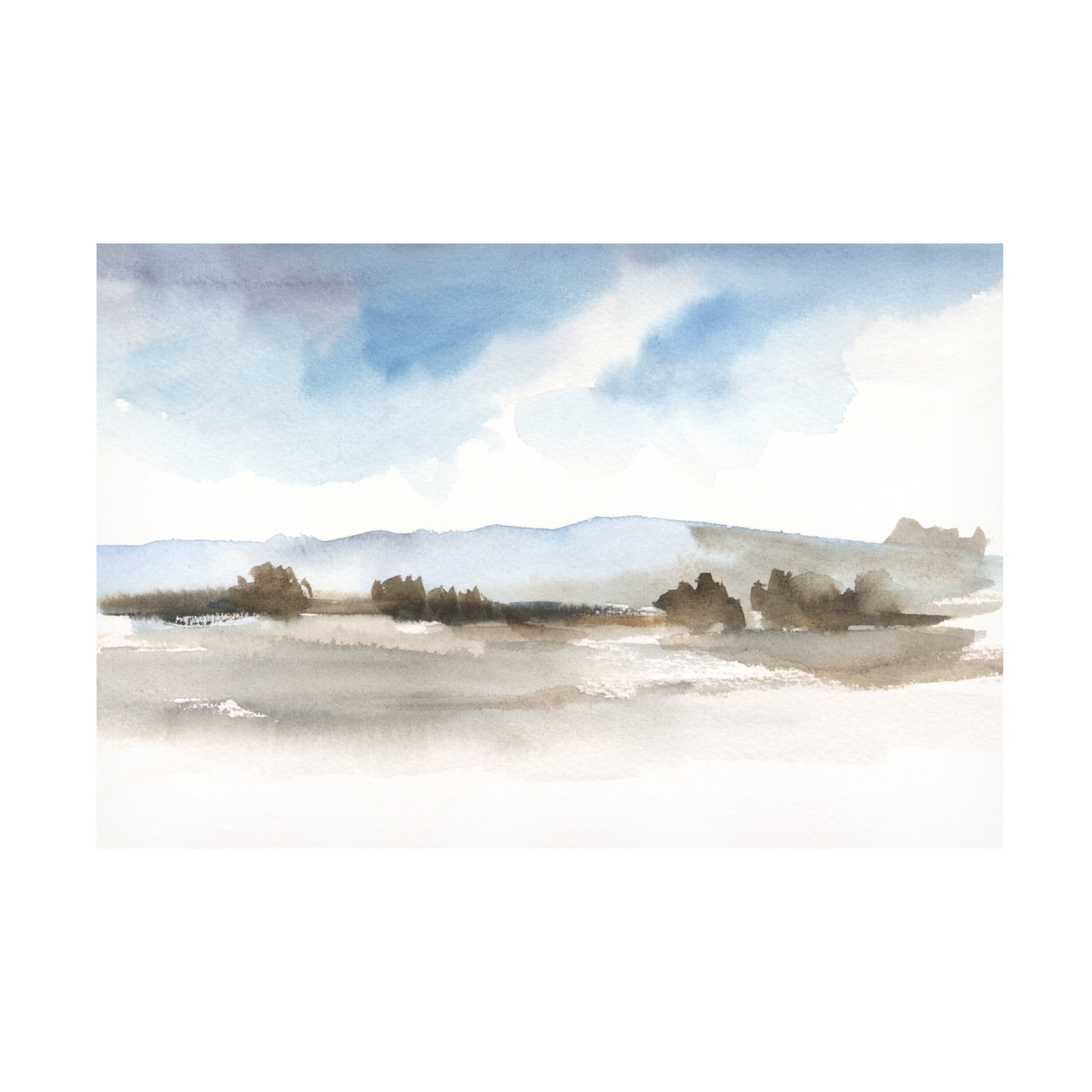 Trademark Fine Art Ethan Harper  Foggy Mountain Vista I Canvas Wall Art