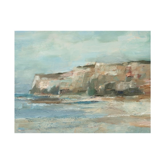 Trademark Fine Art Ethan Harper Neutral Coastal Cliffs II Canvas Wall Art
