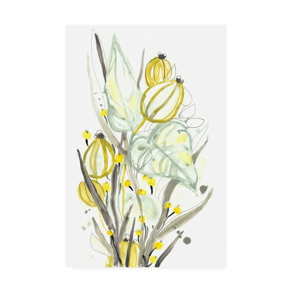 Trademark Fine Art 'Ethereal Citron I' Canvas Art by June Erica Vess