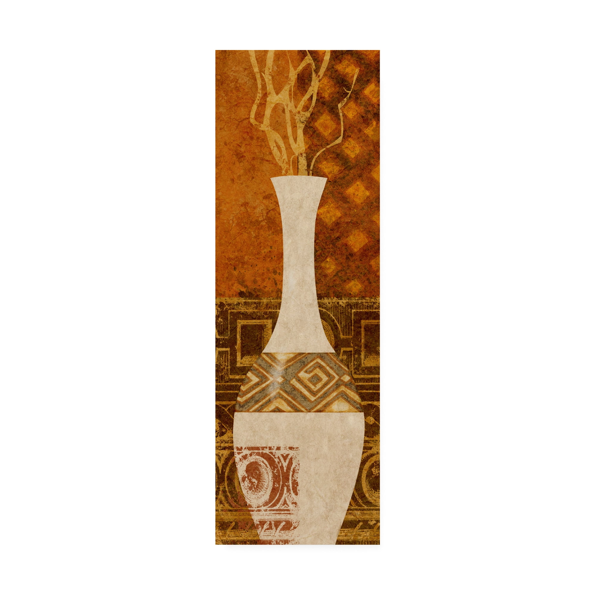 Trademark Fine Art 'Ethnic Vase I' Canvas Art by Alonzo Saunders