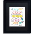 thumbnail image 1 of Trademark Fine Art "Every Child Is An Artist" Canvas Art by Elizabeth Caldwell, Black Matte, Black Frame, 1 of 4