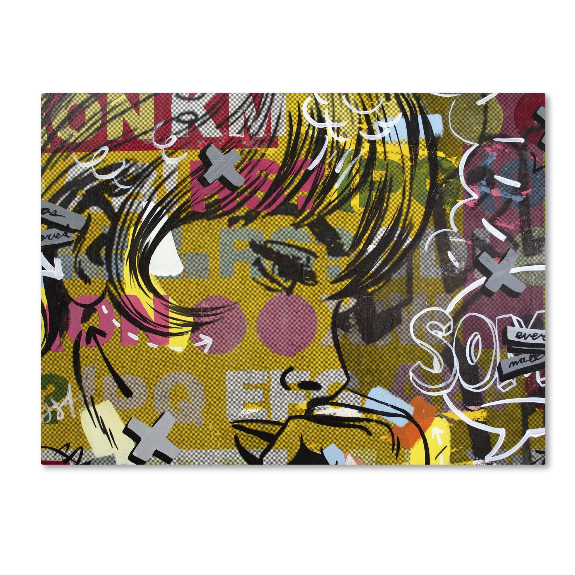 Trademark Fine Art "Every Sometimes" Canvas Art by Dan Monteavaro