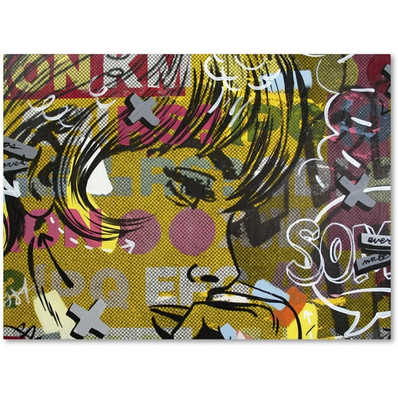 Trademark Fine Art "Every Sometimes" Canvas Art by Dan Monteavaro