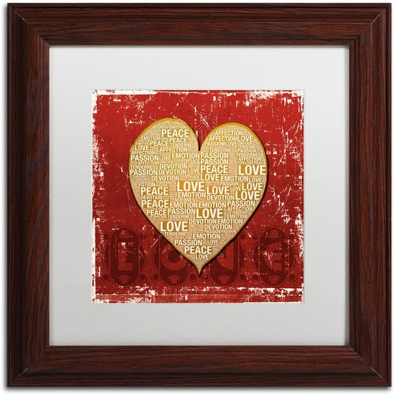 Trademark Fine Art "Every Time I'm With You" Canvas Art by Philippe Sainte-Laudy White Matte, Wood Frame