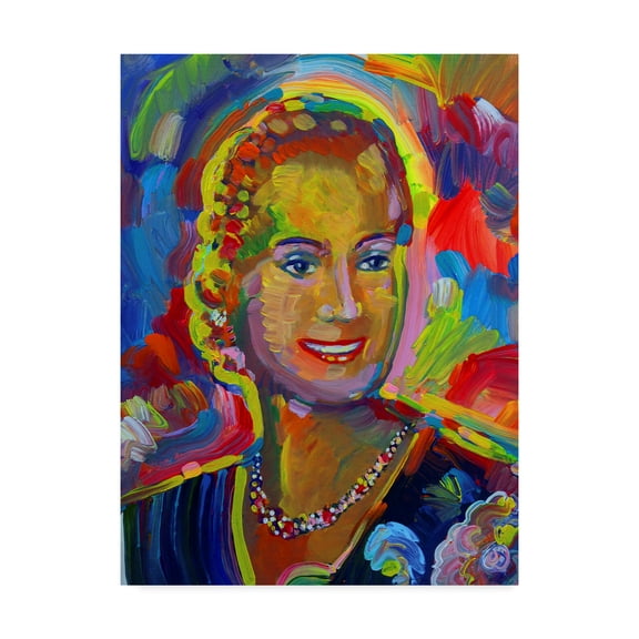Trademark Fine Art 'Evita Eva Perone' Canvas Art by Howie Green