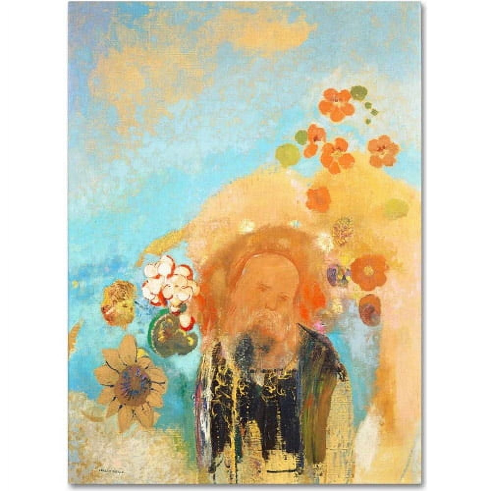 Trademark Fine Art "Evocation of Roussel 1912" Canvas Art by Odilon Redon