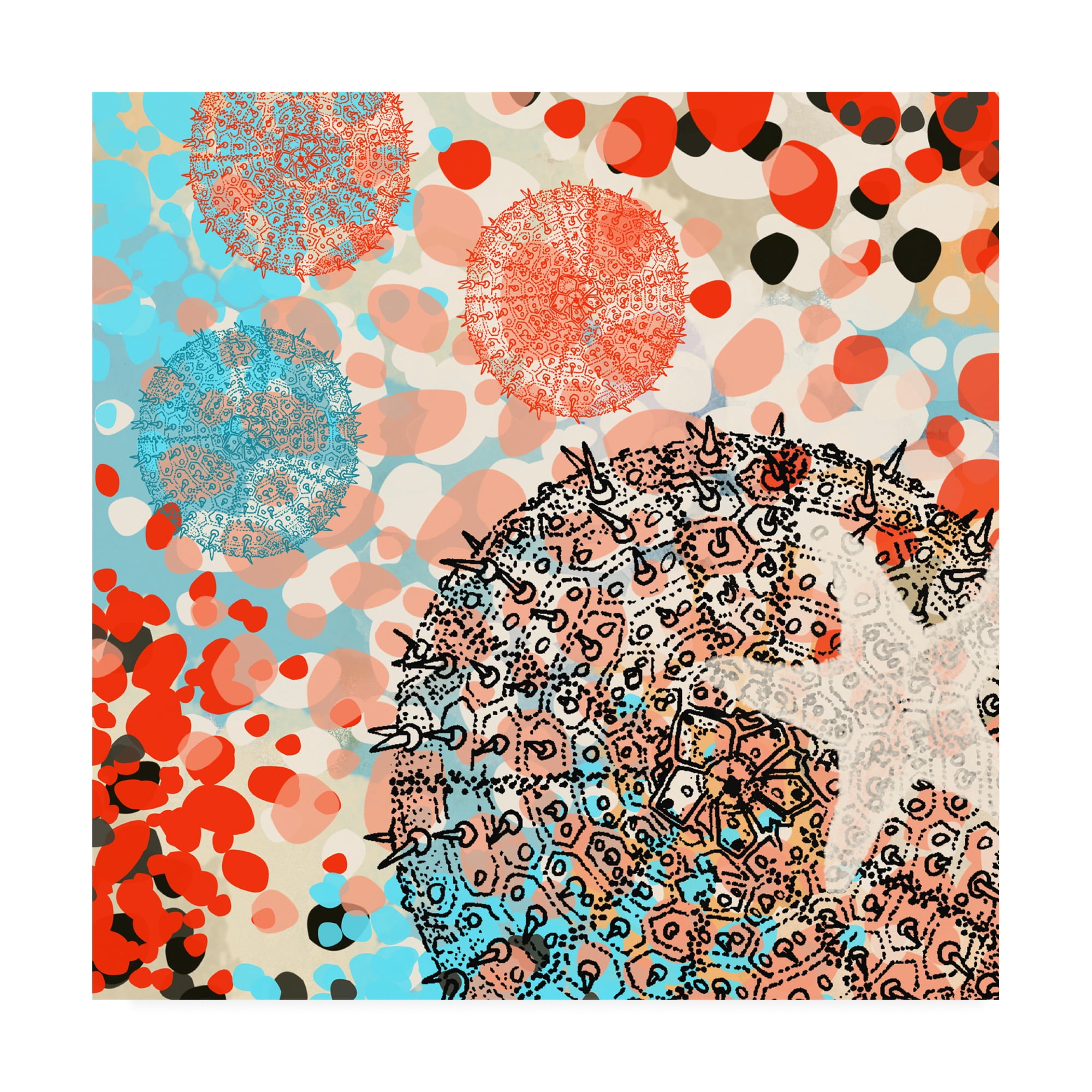 Trademark Fine Art 'Exotic Sea Life III' Canvas Art by Irena Orlov