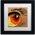 thumbnail image 1 of Trademark Fine Art "Eye 1" Canvas Art by Roderick Stevens, White Matte, Black Frame, 1 of 5