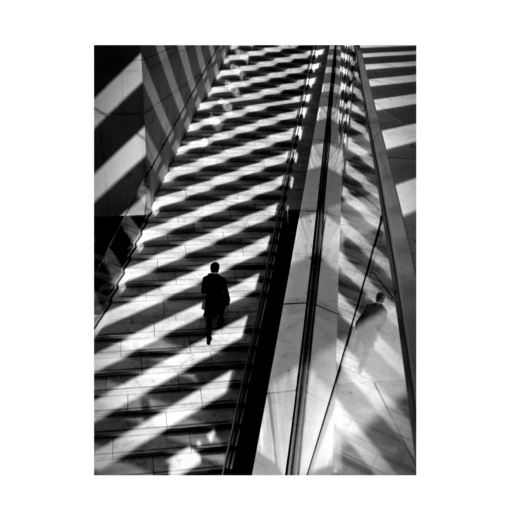 Trademark Fine Art Ezequiel59 Walking Light And Shadows Canvas Wall Art