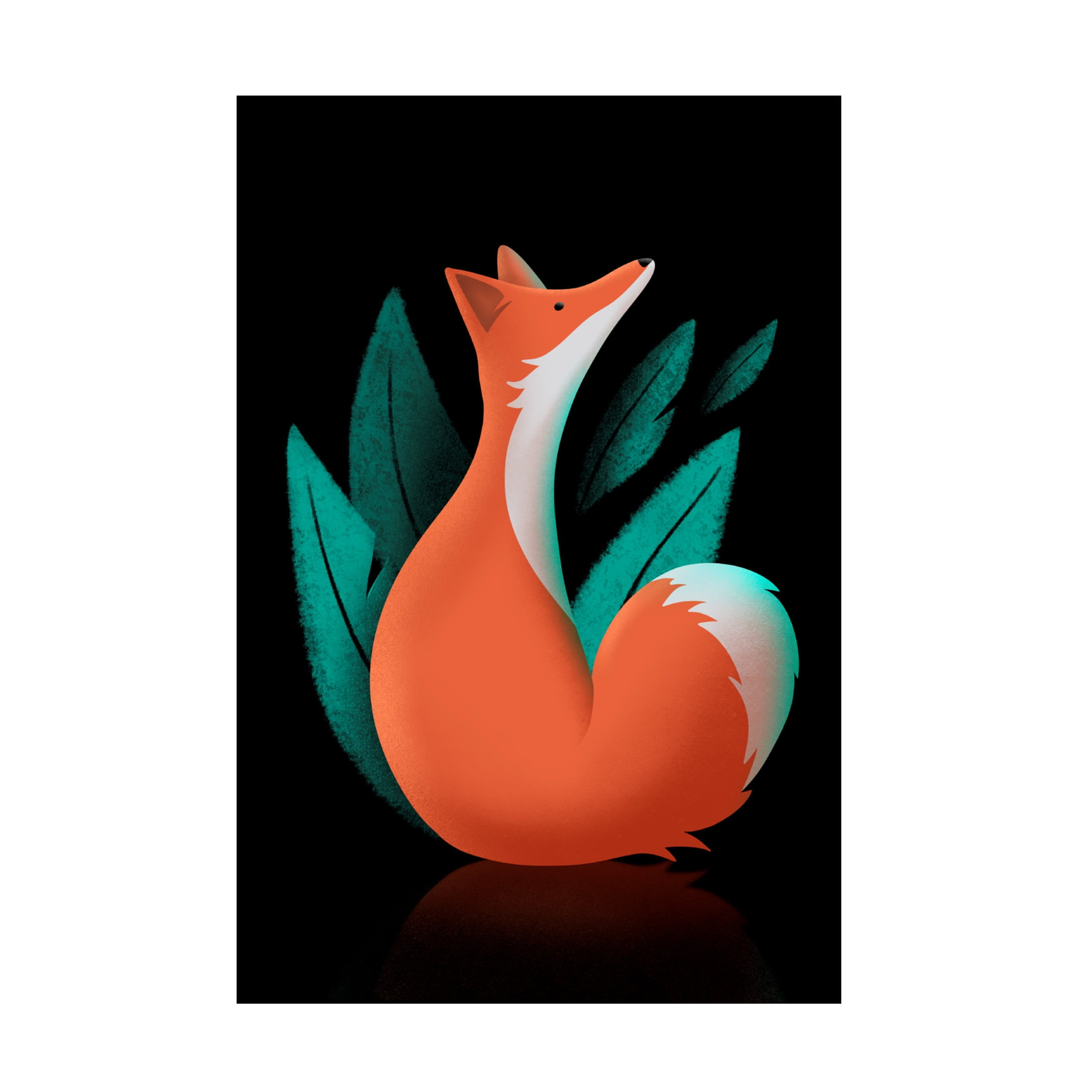Trademark Fine Art Fadil Roze Foxy Trot Canvas Wall Art