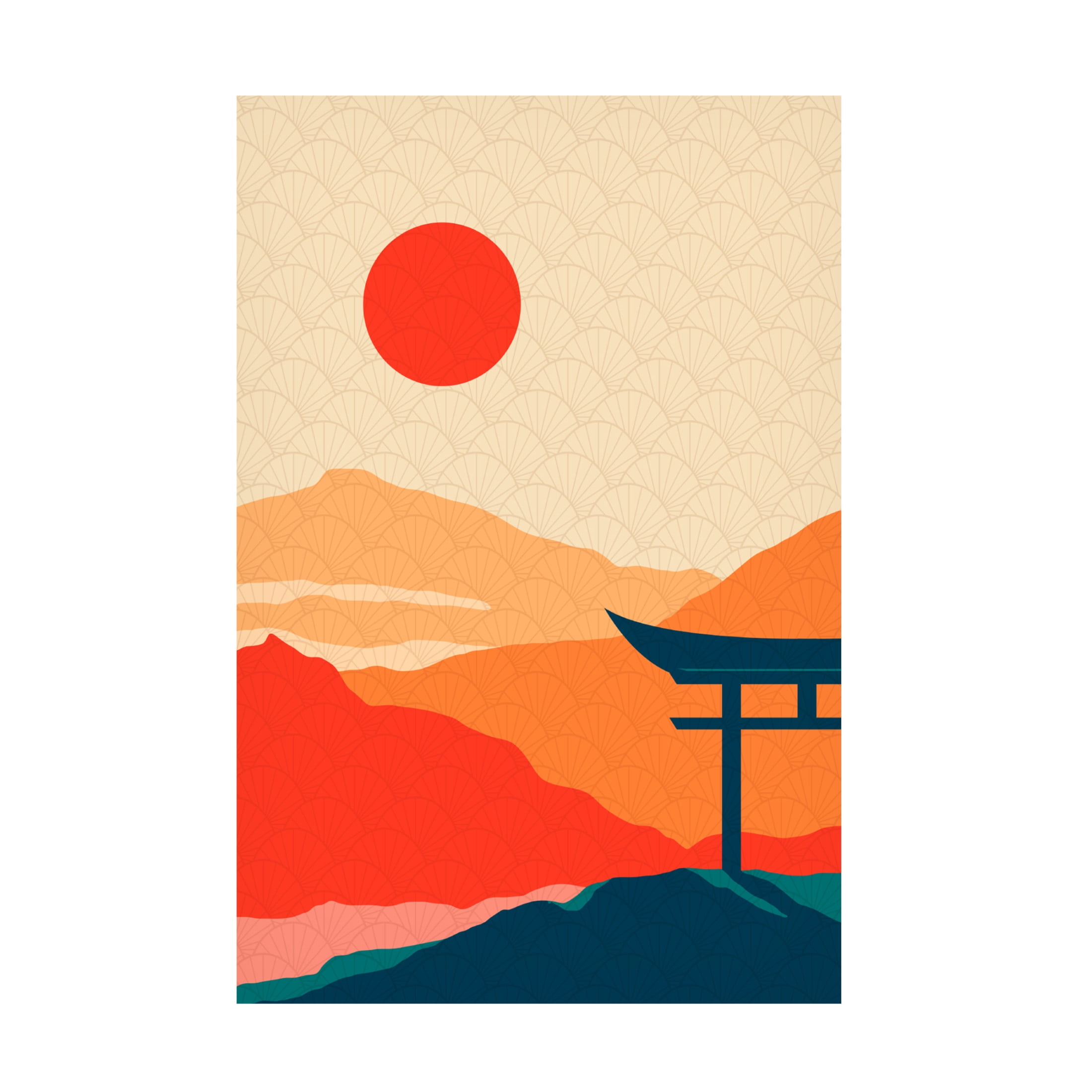 Trademark Fine Art Fadil Roze  Sunset Delight Canvas Wall Art