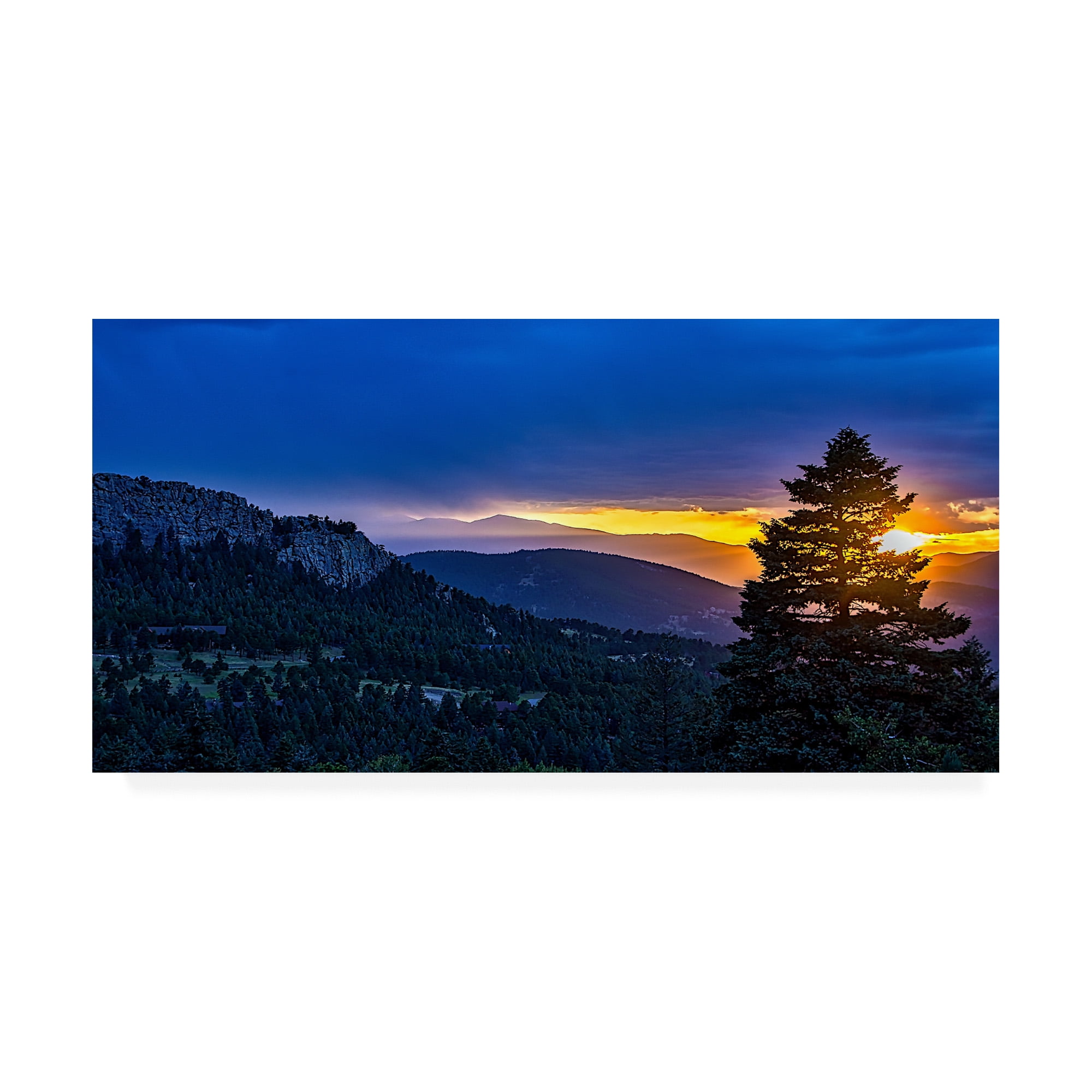 Trademark Fine Art 'Fading Glow' Canvas Art by Chuck Burdic